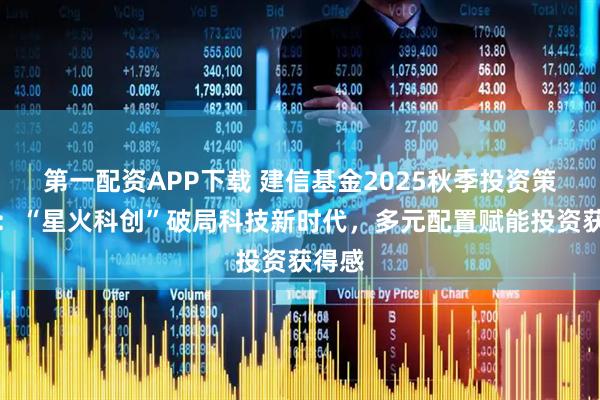 第一配资APP下载 建信基金2025秋季投资策略会：“星火科创”破局科技新时代，多元配置赋能投资获得感