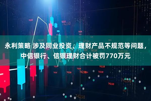 永利策略 涉及同业投资、理财产品不规范等问题，中信银行、信银理财合计被罚770万元
