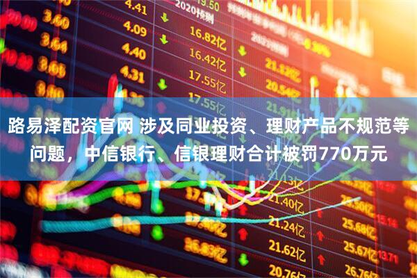 路易泽配资官网 涉及同业投资、理财产品不规范等问题，中信银行、信银理财合计被罚770万元